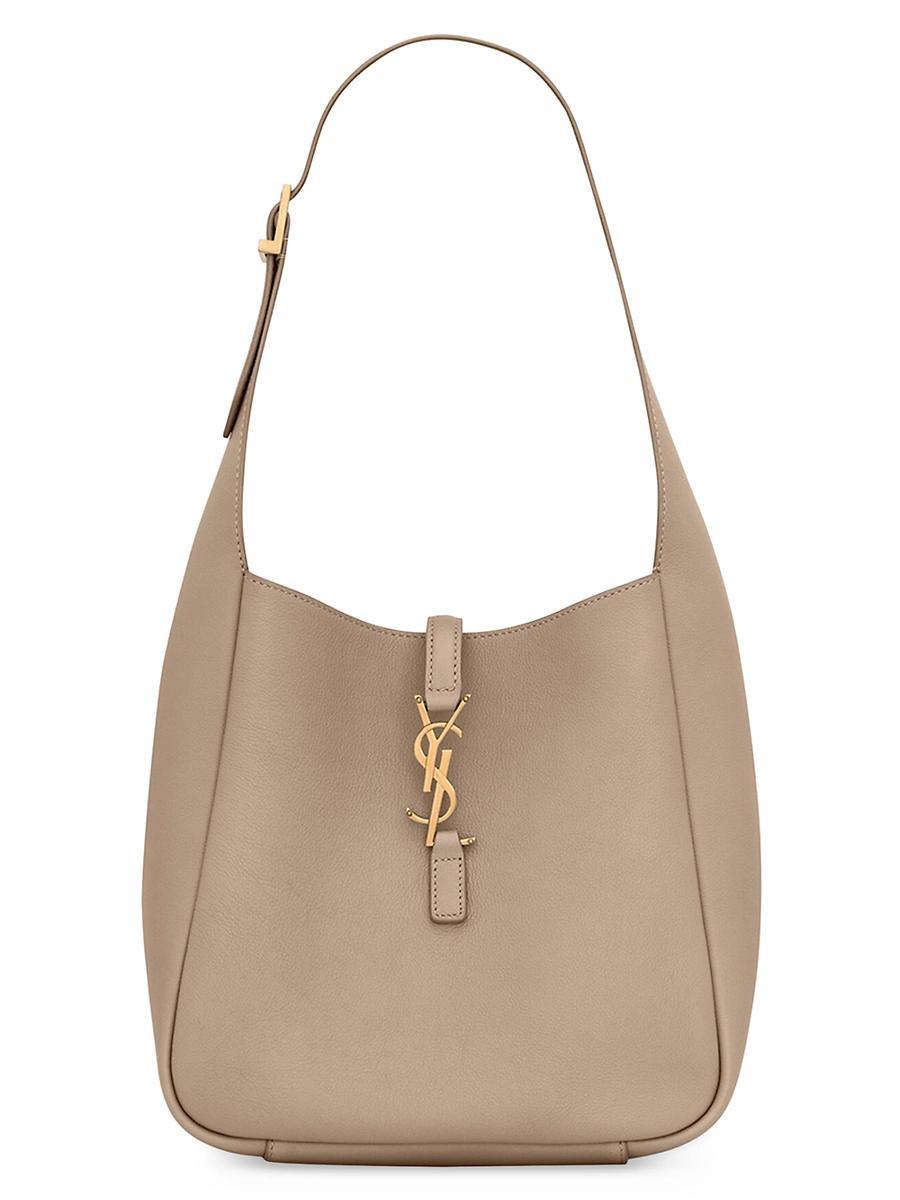 Womens Le 5 a 7 Supple Small Shoulder Bag in Suede Product Image