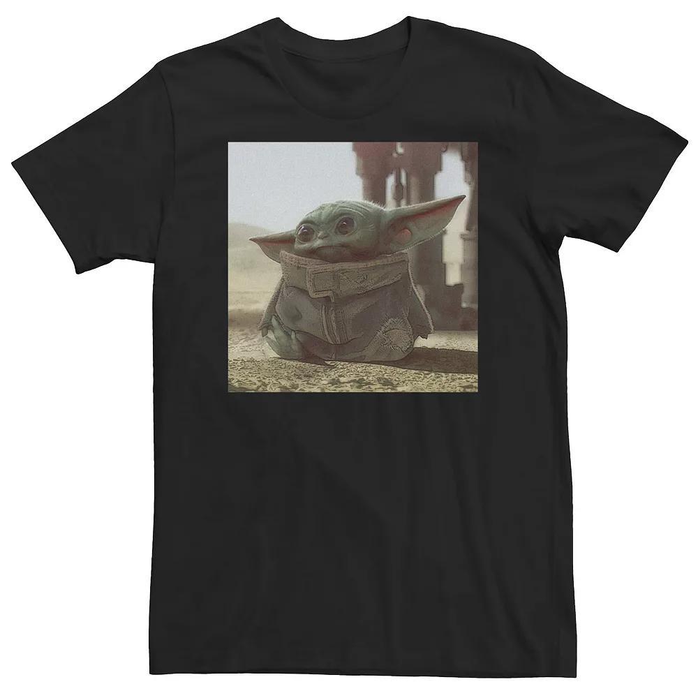 Big & Tall Star Wars The Mandalorian The Child Photograph Tee, Men's, Size: 5XL, White Product Image