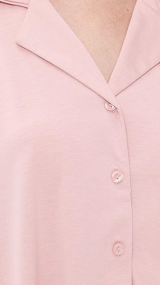 Flora Nikrooz Solid Knit Caftan PJ Set | Shopbop Product Image