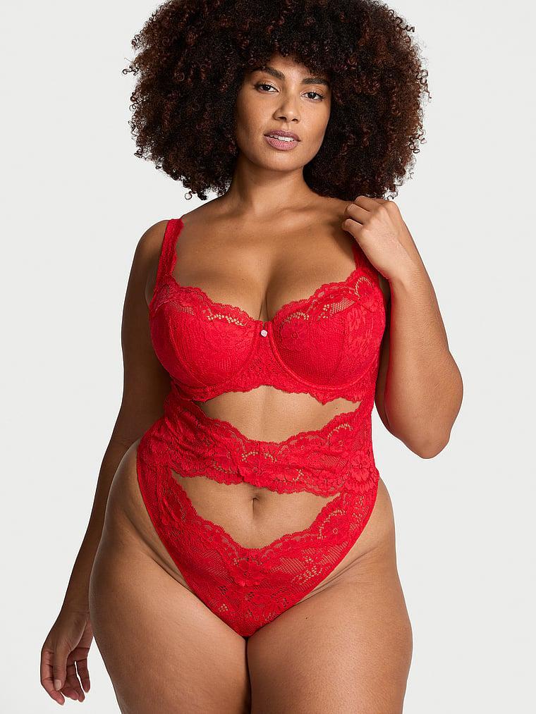 Dare to Dream Lace Uplift Balconette Teddy Product Image