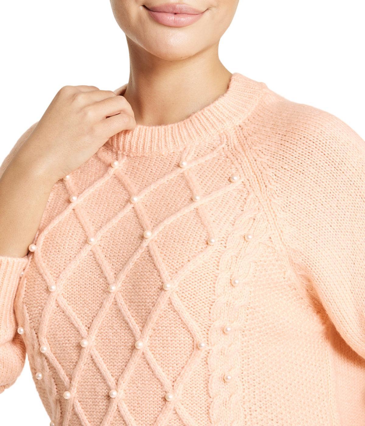 Embellished Cable Pullover Product Image