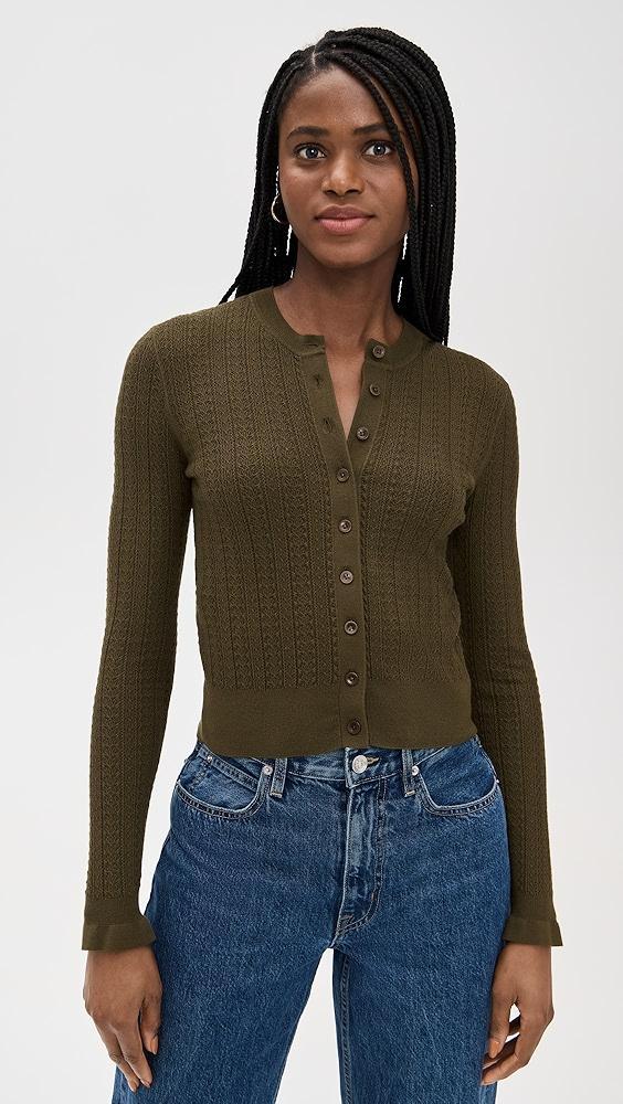 Madewell Snowy Lace Cole Cardigan | Shopbop Product Image