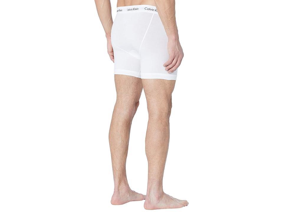 Men's Calvin Klein 3-pack Cotton Stretch Boxer Briefs, Size: Large, Black Product Image