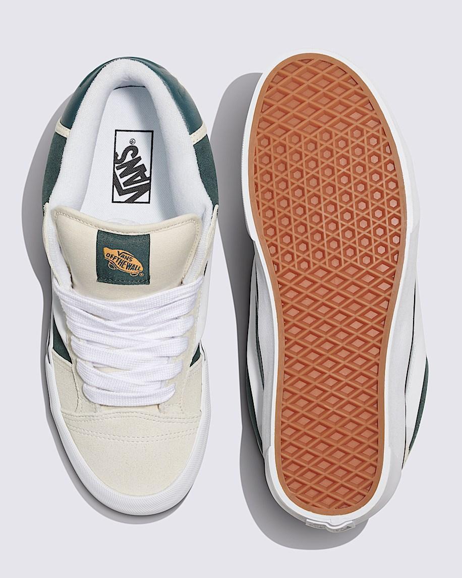 Knu Mid Shoe in Turtledove Beige / Dark Green| Vans US Product Image