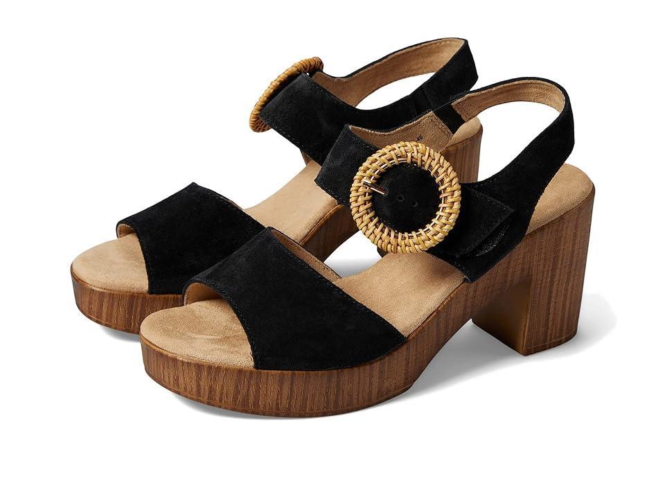 Spring Step Gamona Women's Cork Heeled Sandals, Size: 39, Suede Product Image