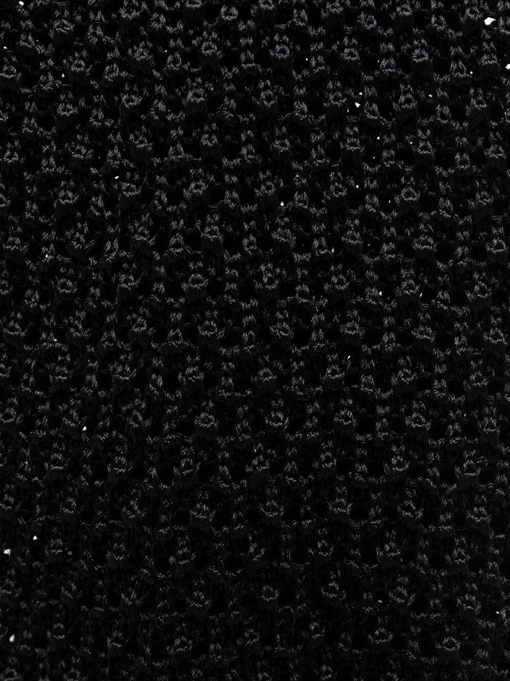 solid knit silk neck tie Product Image