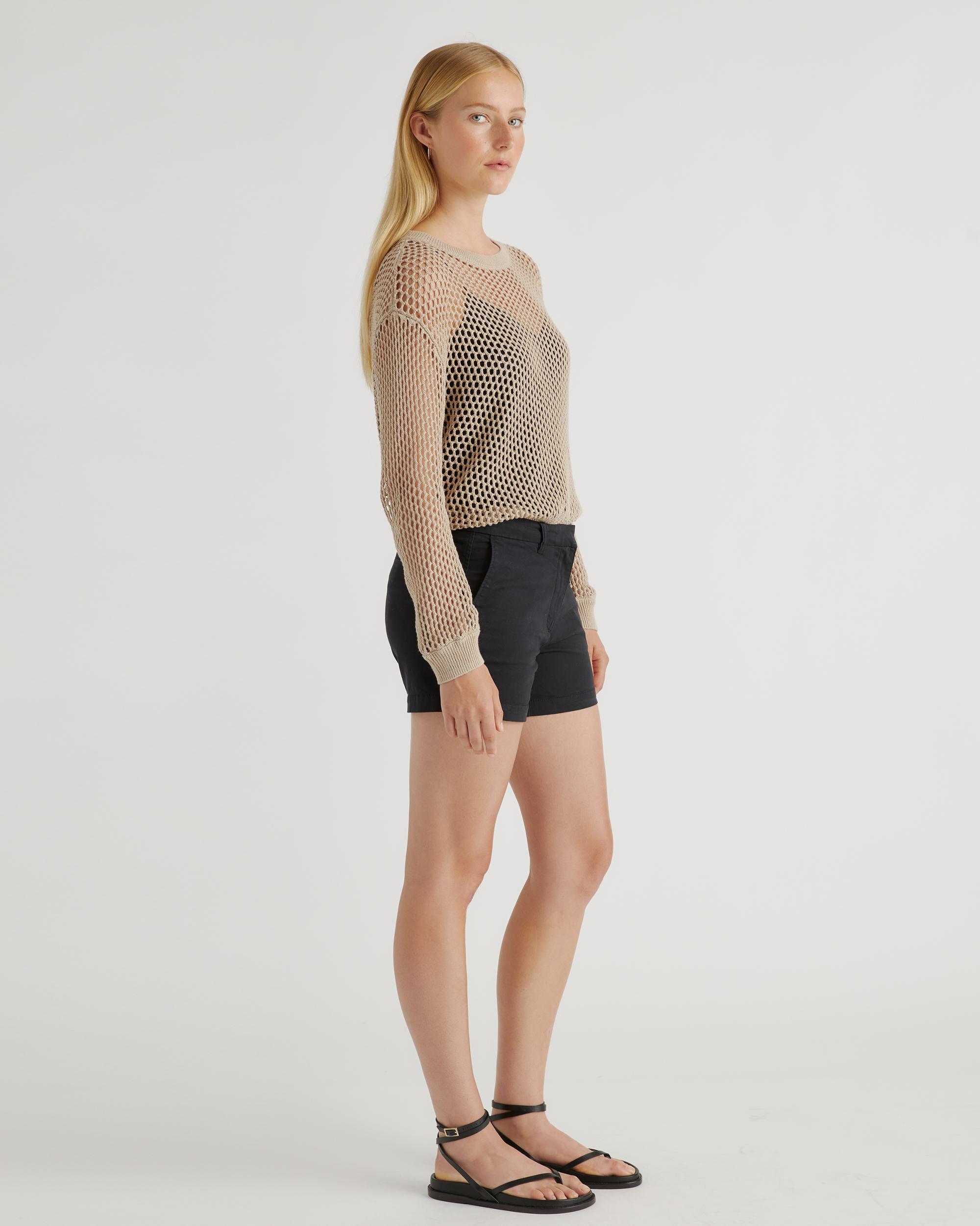 Quince | Women's Organic Stretch Cotton Chino Shorts Organic Cotton Product Image