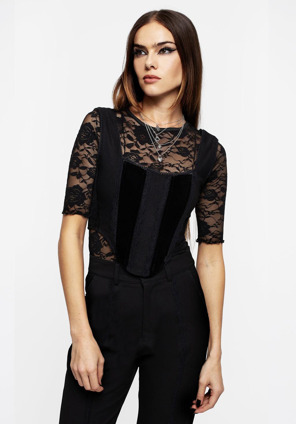 Ravenna Lace Corset Top Product Image