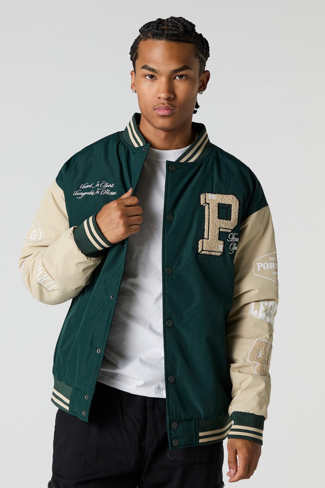 Varsity Bomber Jacket Male Product Image