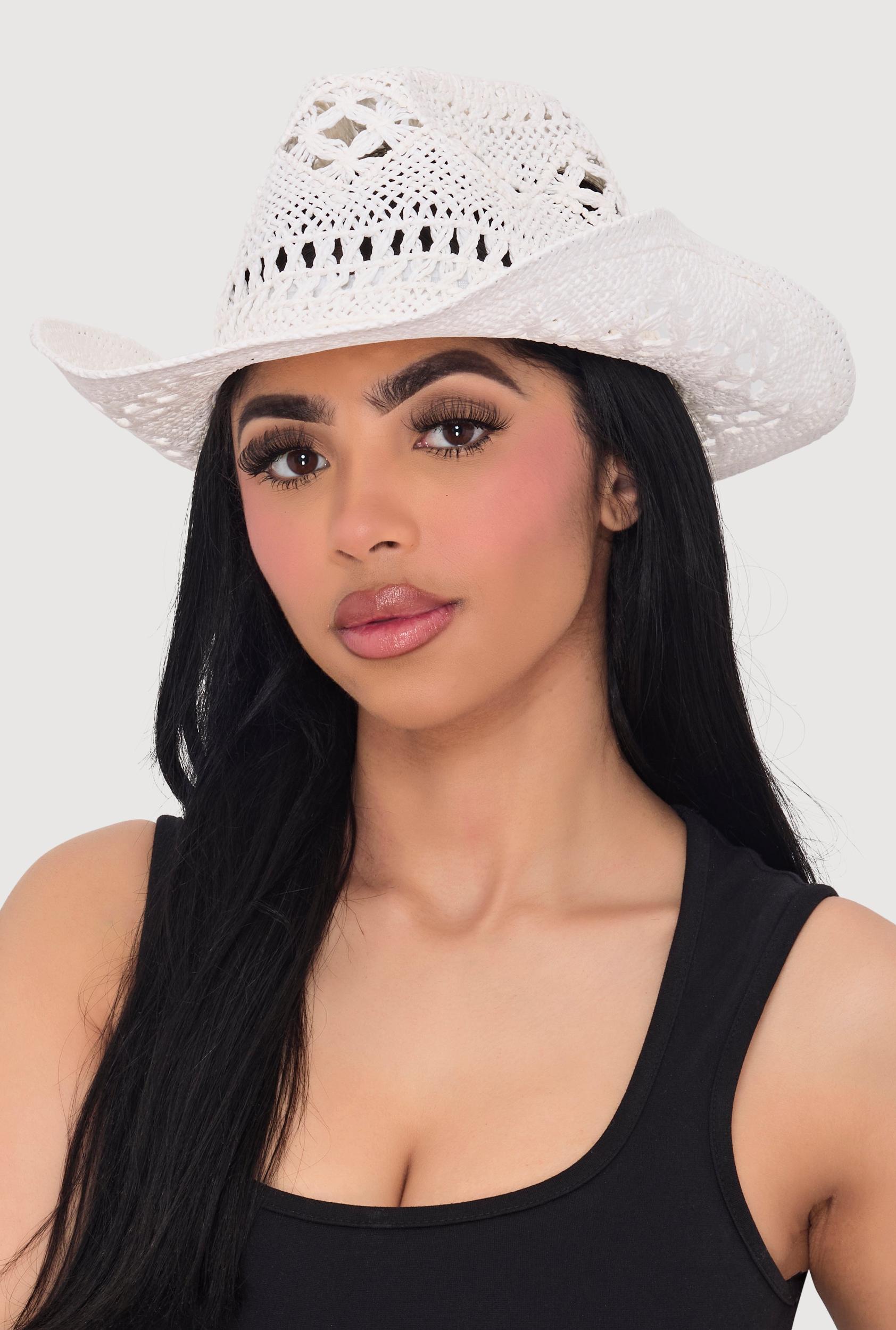 Straw Cowboy Hat Female Product Image