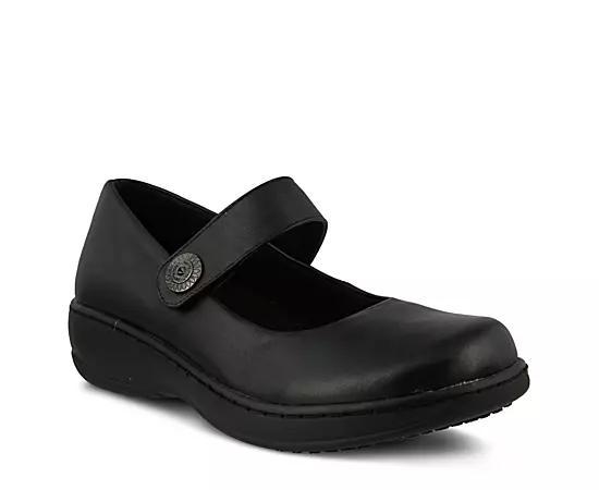 Spring Step Wisteria Women's Mary Jane Shoes, Size: 7 Wide, Black Product Image