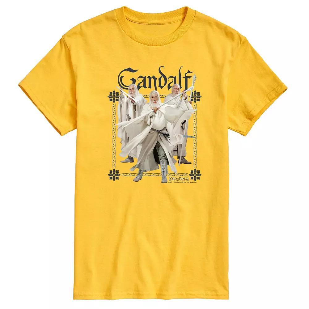Mens The Lord Of The Rings Gandalf The White Graphic Tee Ivory Product Image