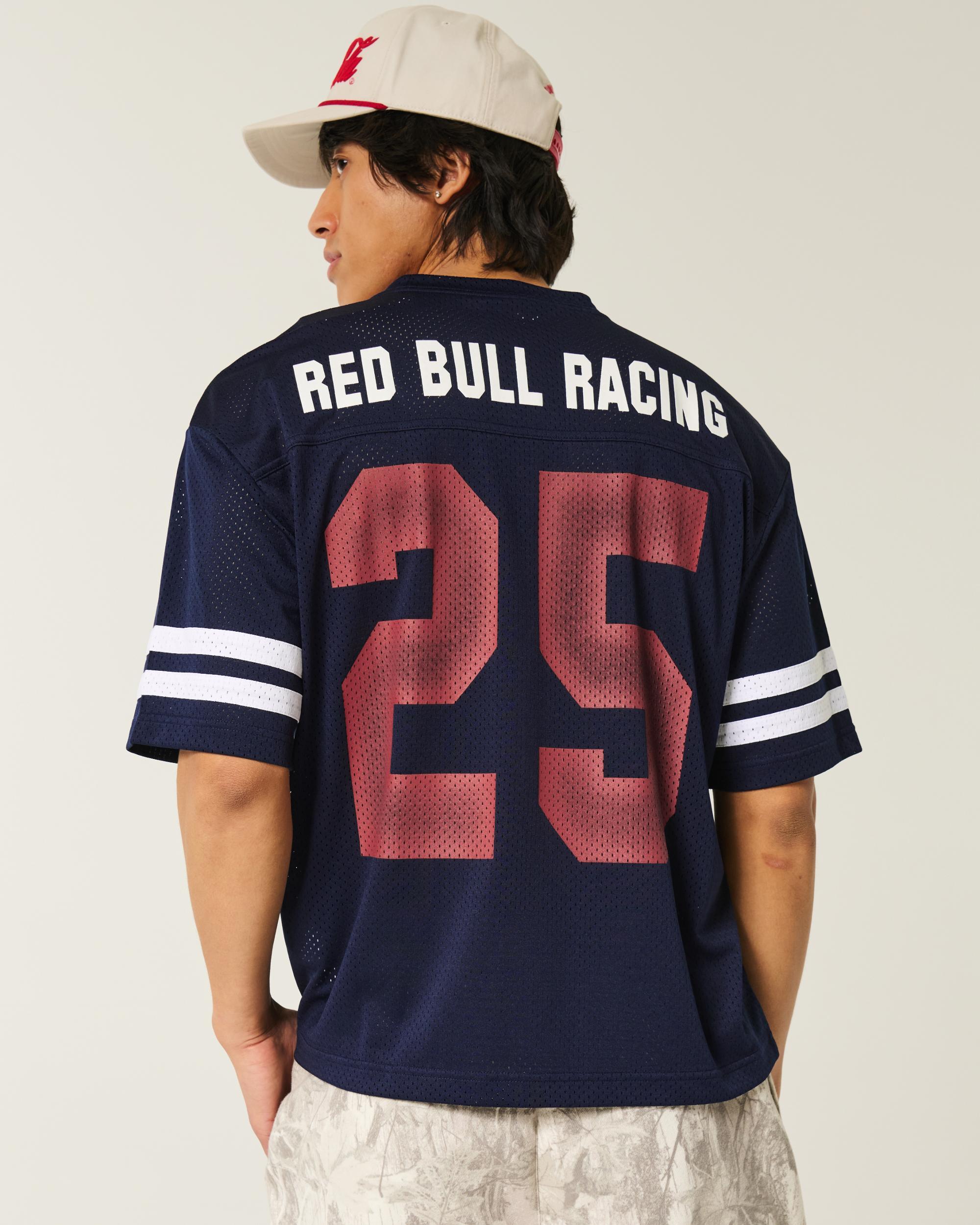 Boxy Crop Oracle Red Bull Racing Graphic Jersey Product Image
