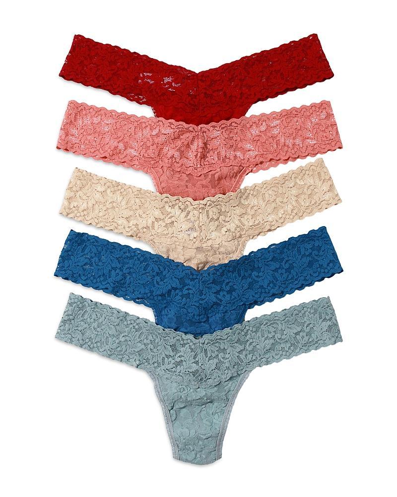 Hanky Panky 5 Low Rise Thongs Multi One Size Product Image