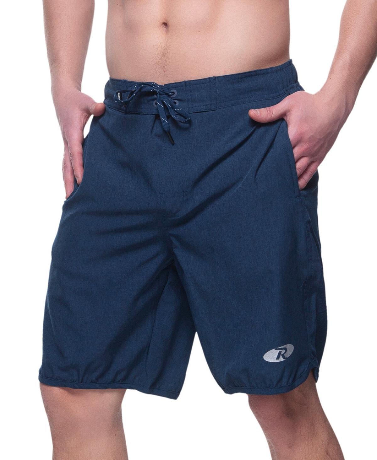Men's Rokka&Rolla 9" Stretch Swim Trunks, Size: XL, Blue Product Image