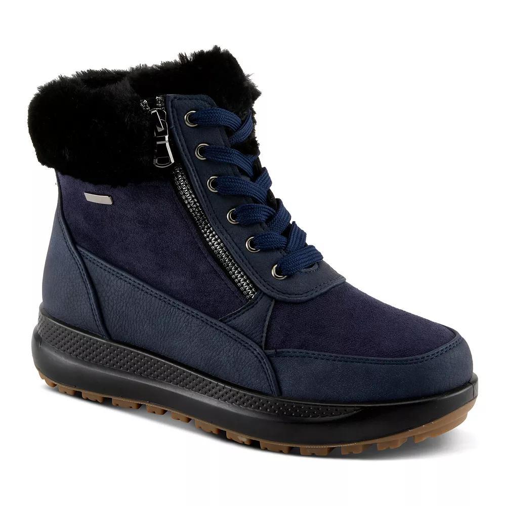 Flexus By Spring Step Burrell Women's Waterproof Ankle Boots, Size: 40, Blue Product Image