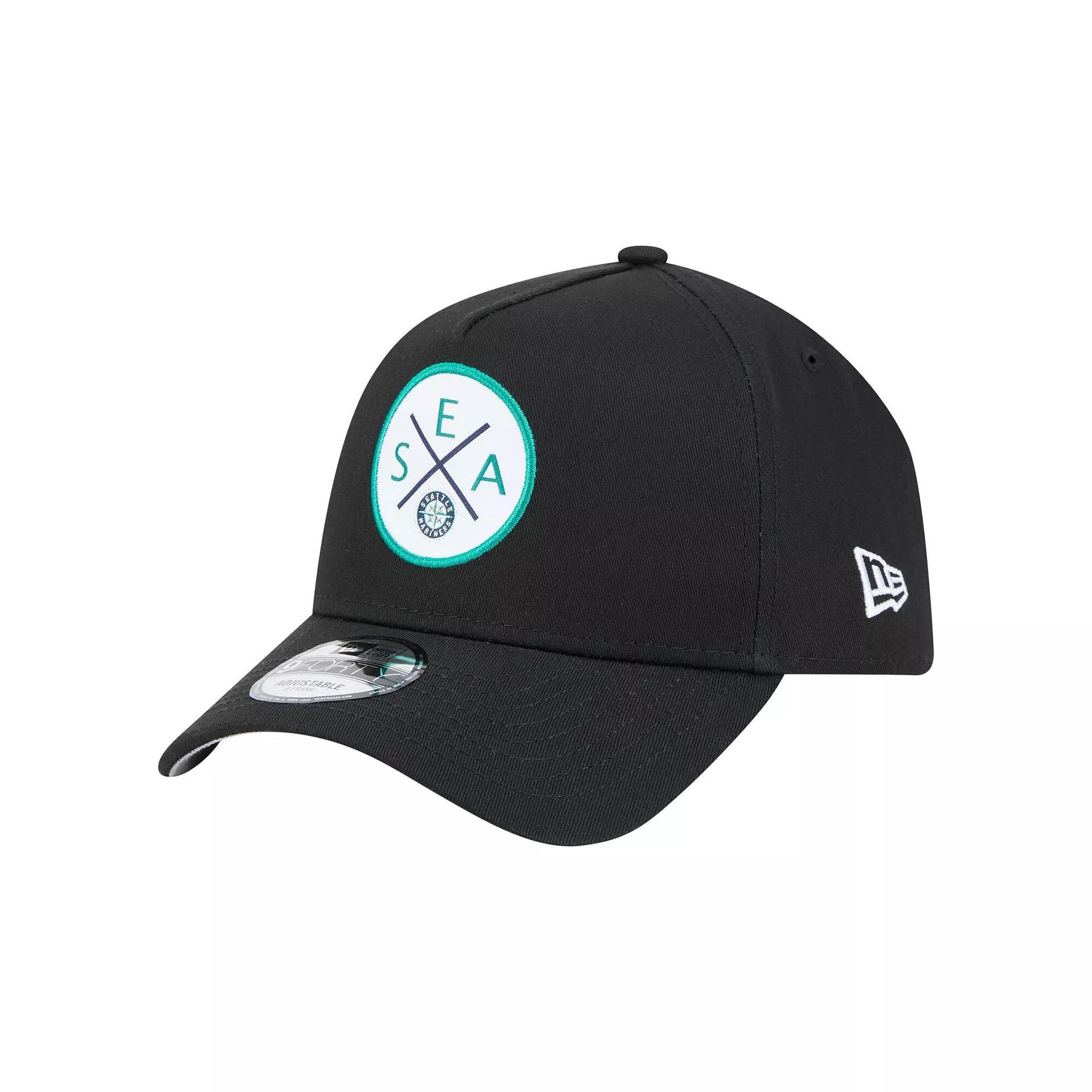 Mens New Era Seattle Mariners 9FORTY A-Frame Adjustable Hat Product Image