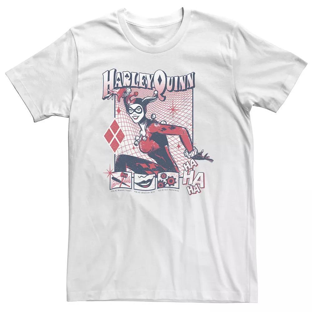 Big & Tall DC Comics Batman Harley Quinn Trip Tee, Men's, Size: XL Tall, White Product Image