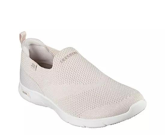 Skechers Womens Arch Fit Refine Iris Slip On Sneakers Product Image