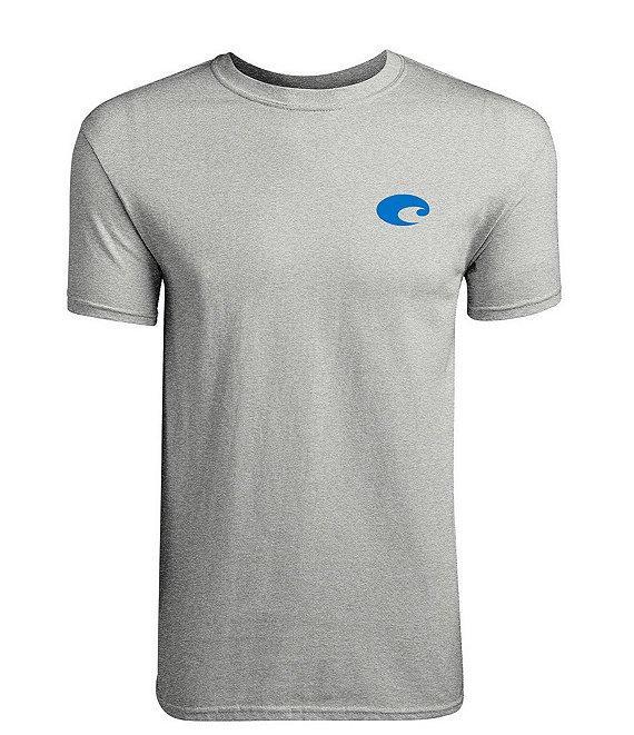 Costa Men's Shield Graphic Short-Sleeve Heathered T-Shirt Product Image