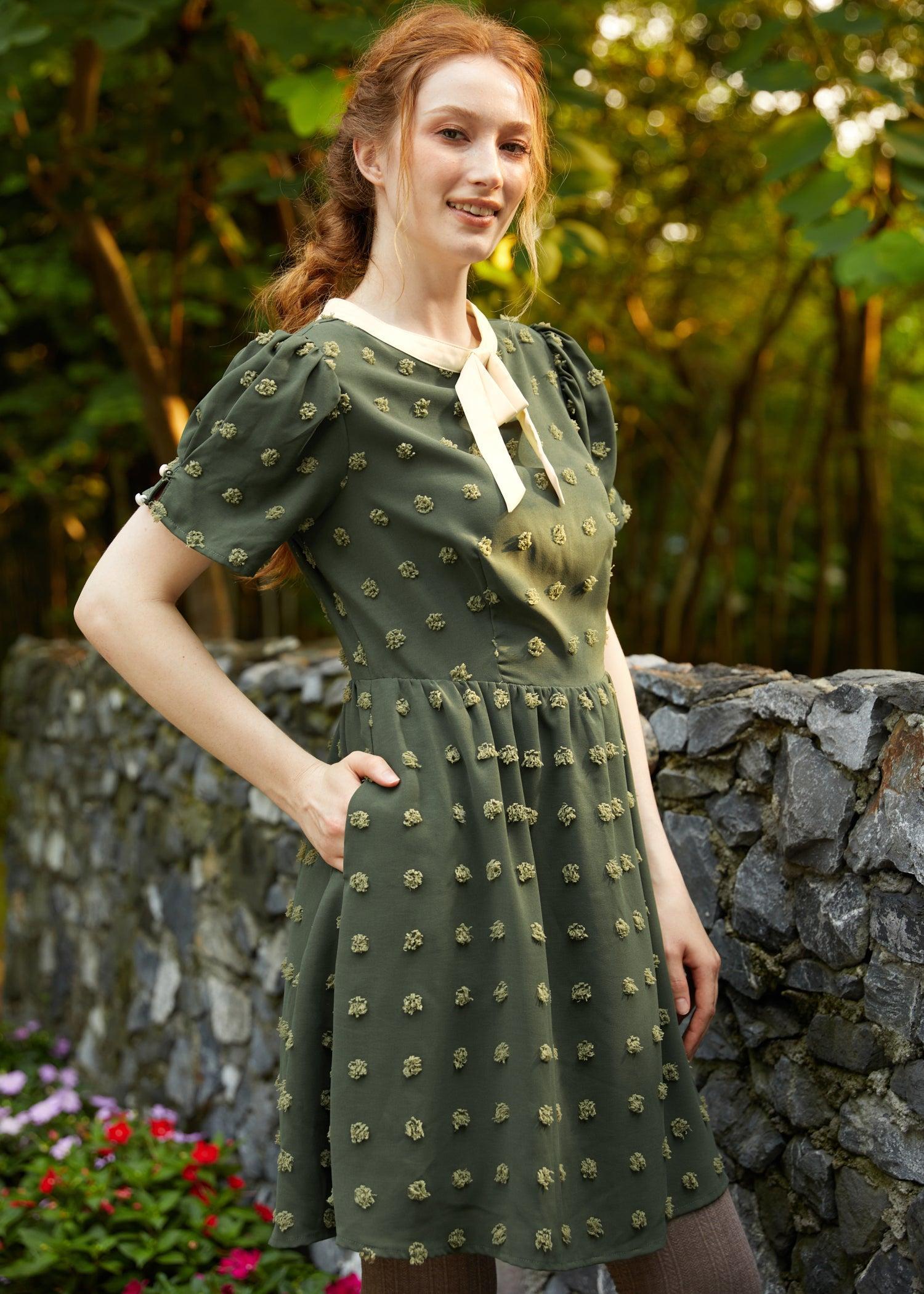 Sitting Pretty Collar Dress Product Image
