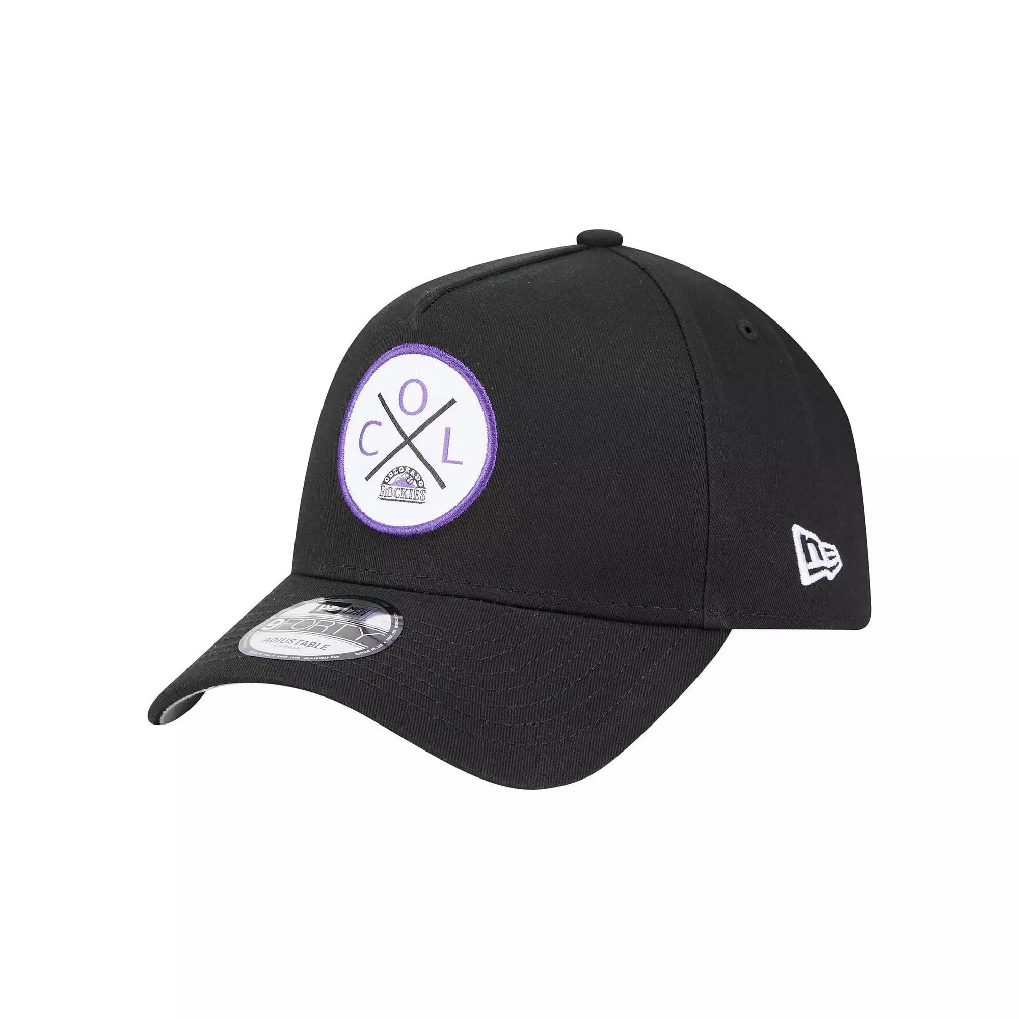 Mens New Era Colorado Rockies 9FORTY A-Frame Adjustable Hat Product Image