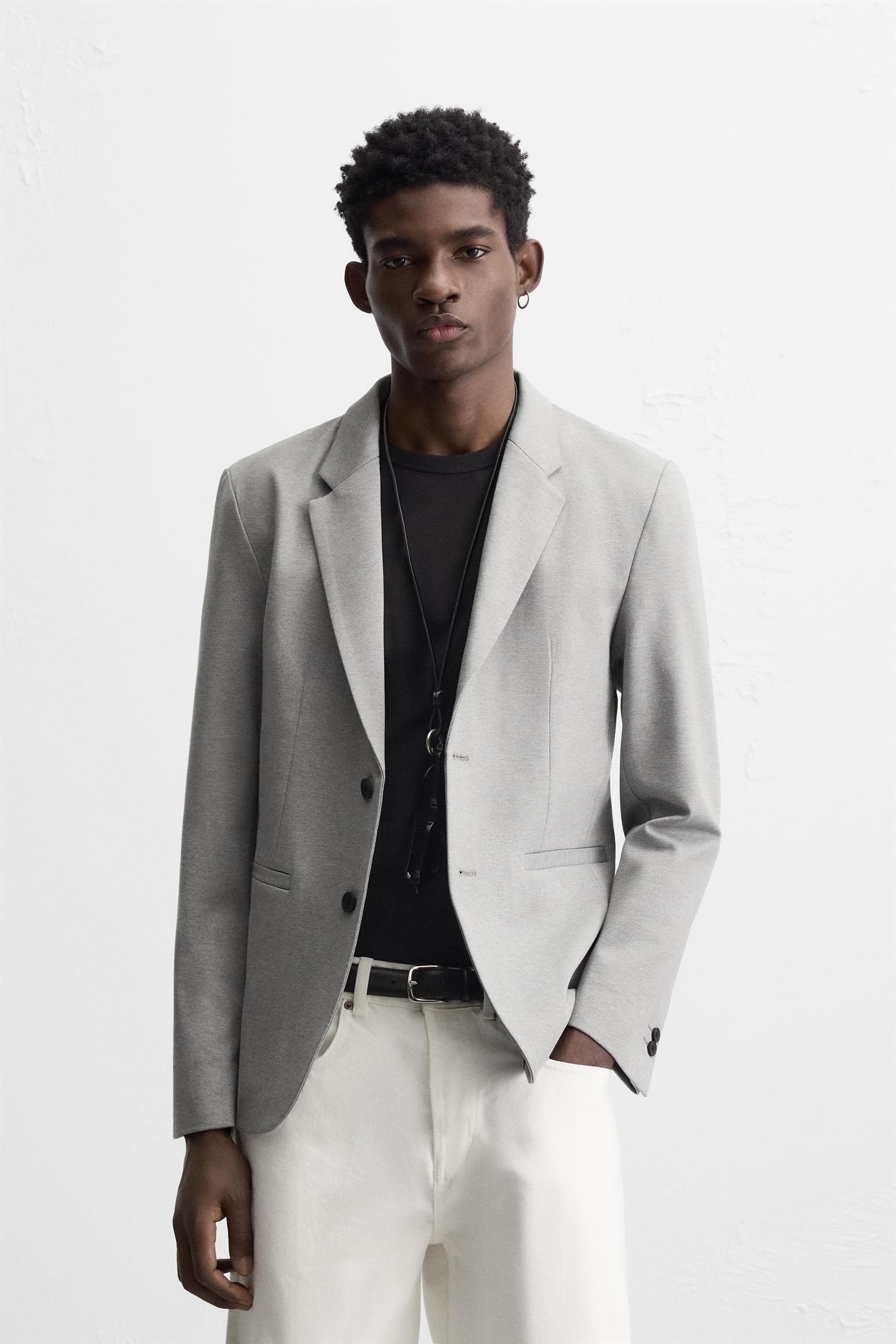 SLIM FIT COMFORT BLAZER Product Image