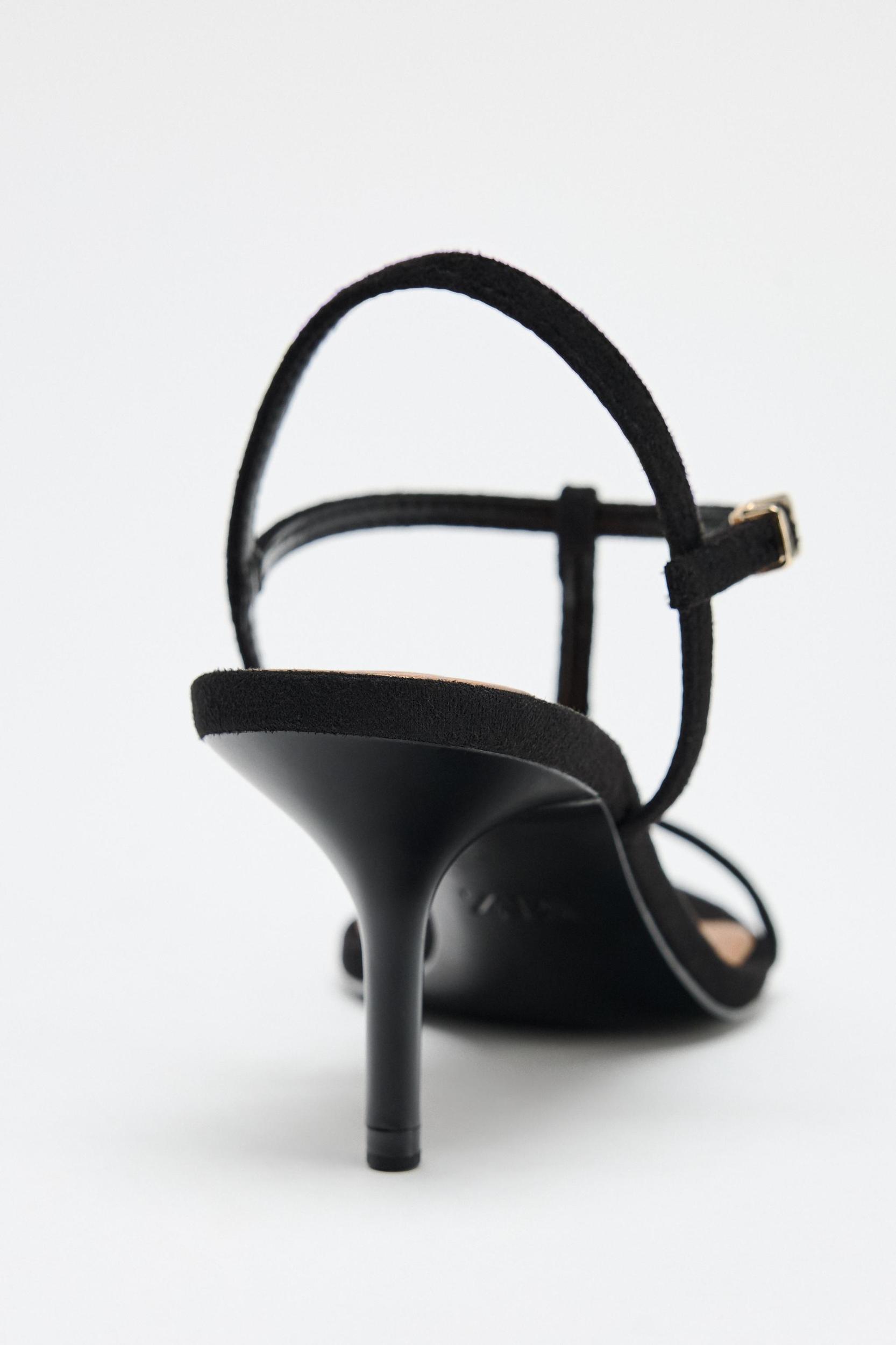 HIGH HEELED STRAP SANDALS Product Image