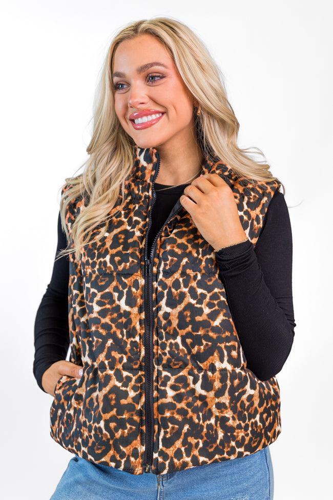 Set Out In Untamed Elegance Puffer Vest FINAL SALE Product Image