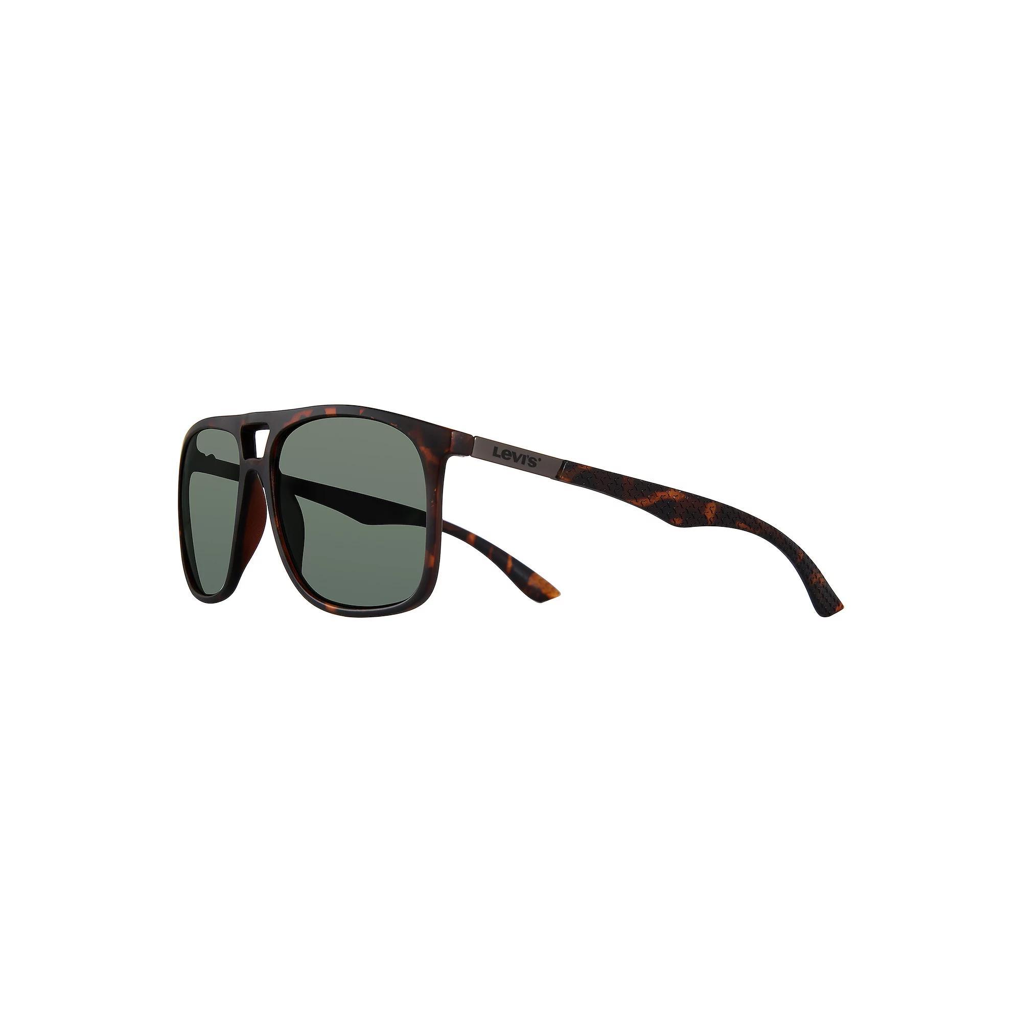 Mens Levis 57mm Plastic Navigator Sunglasses Product Image