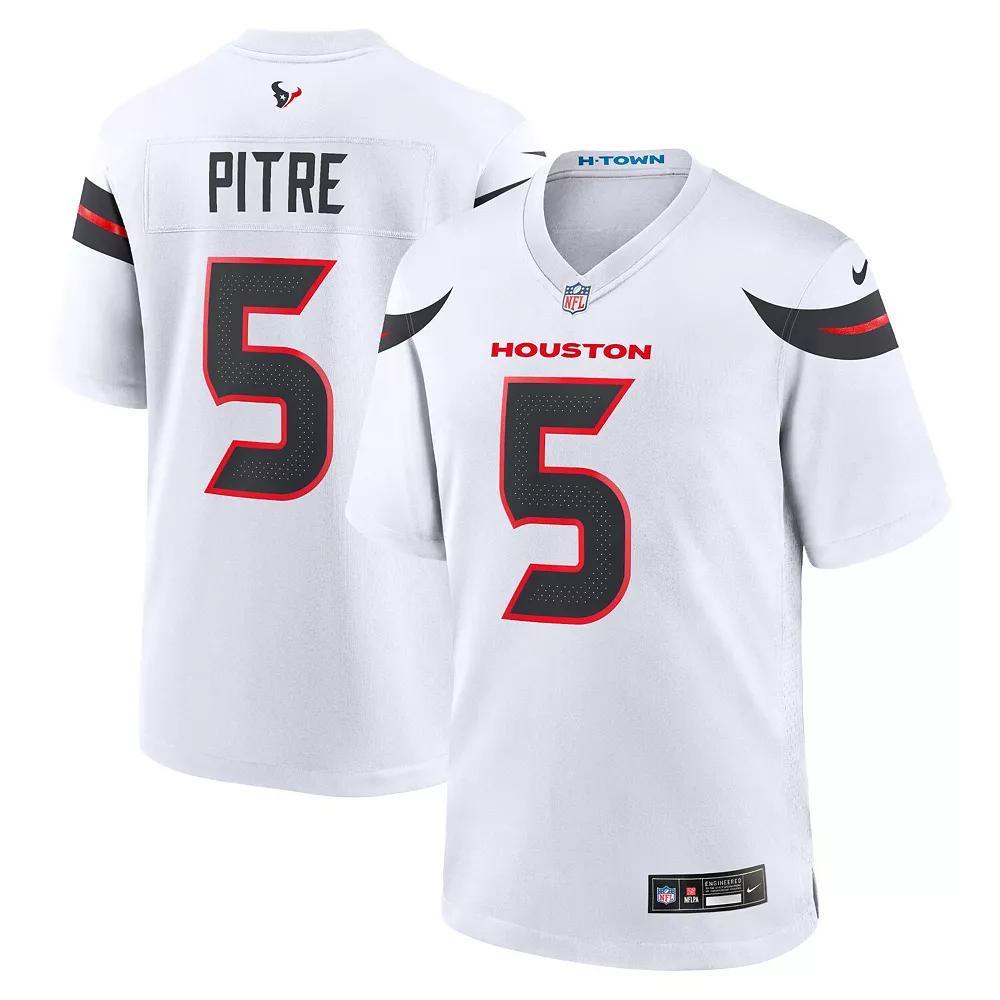 Men's Nike Jalen Pitre White Houston Texans Game Jersey, Size: 2XL Product Image
