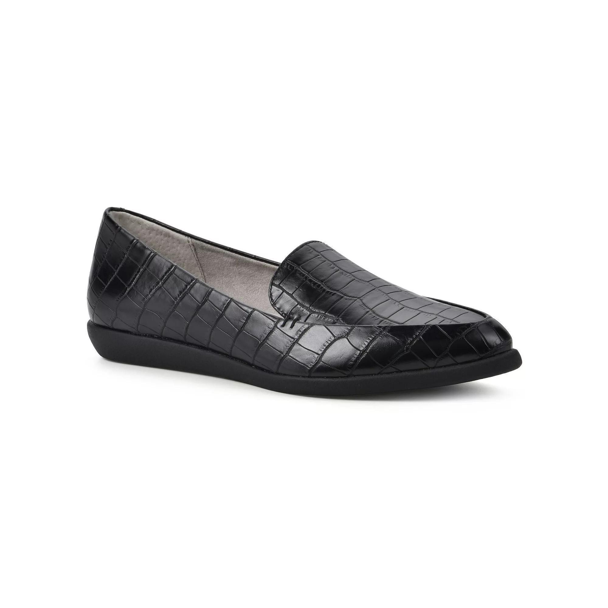 Cliffs by White Mountain Mint Women's Loafers, Size: 6, Black Croco Product Image