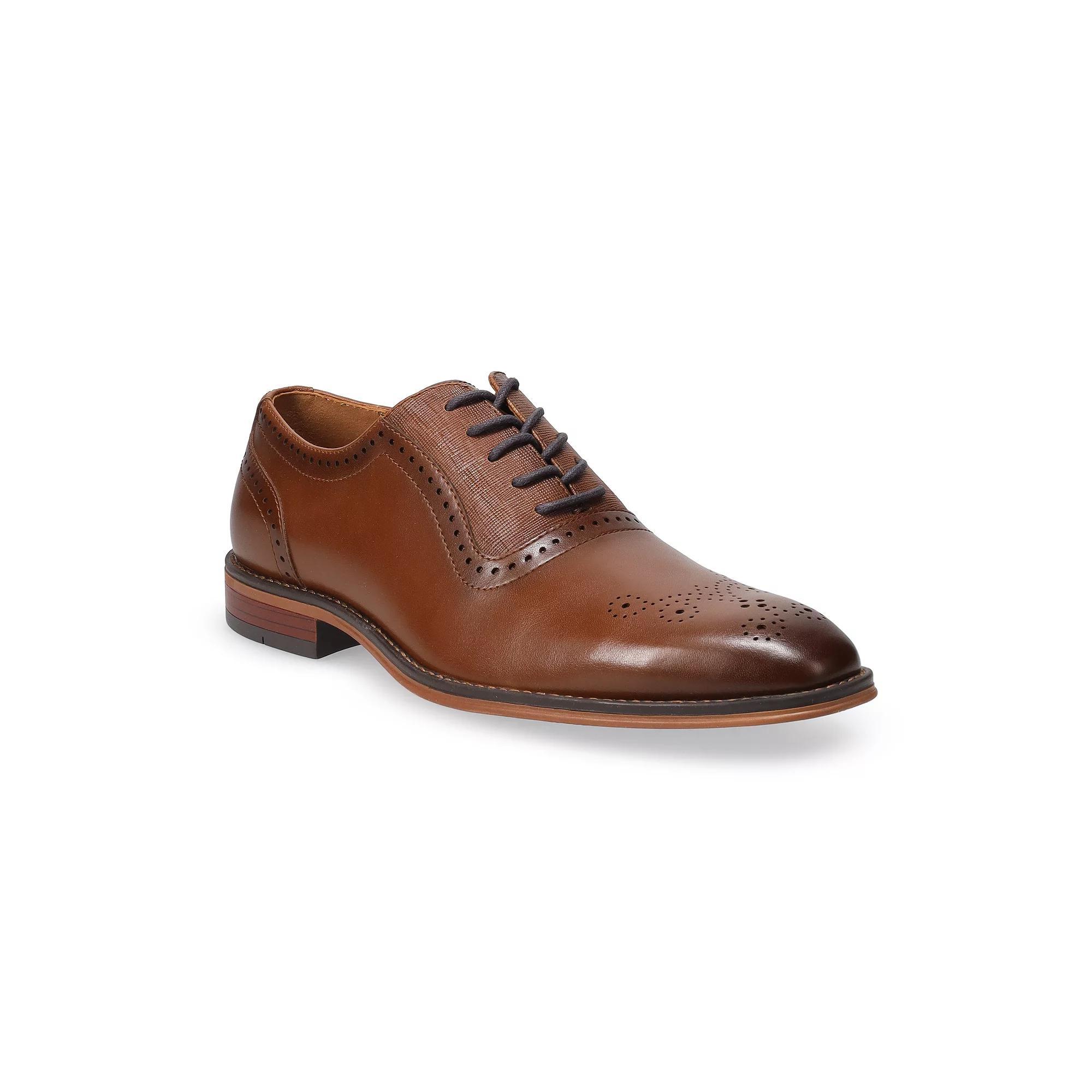 Apt. 9® Paulo Brogue Men's Dress Shoes, Size: 7, Red Product Image