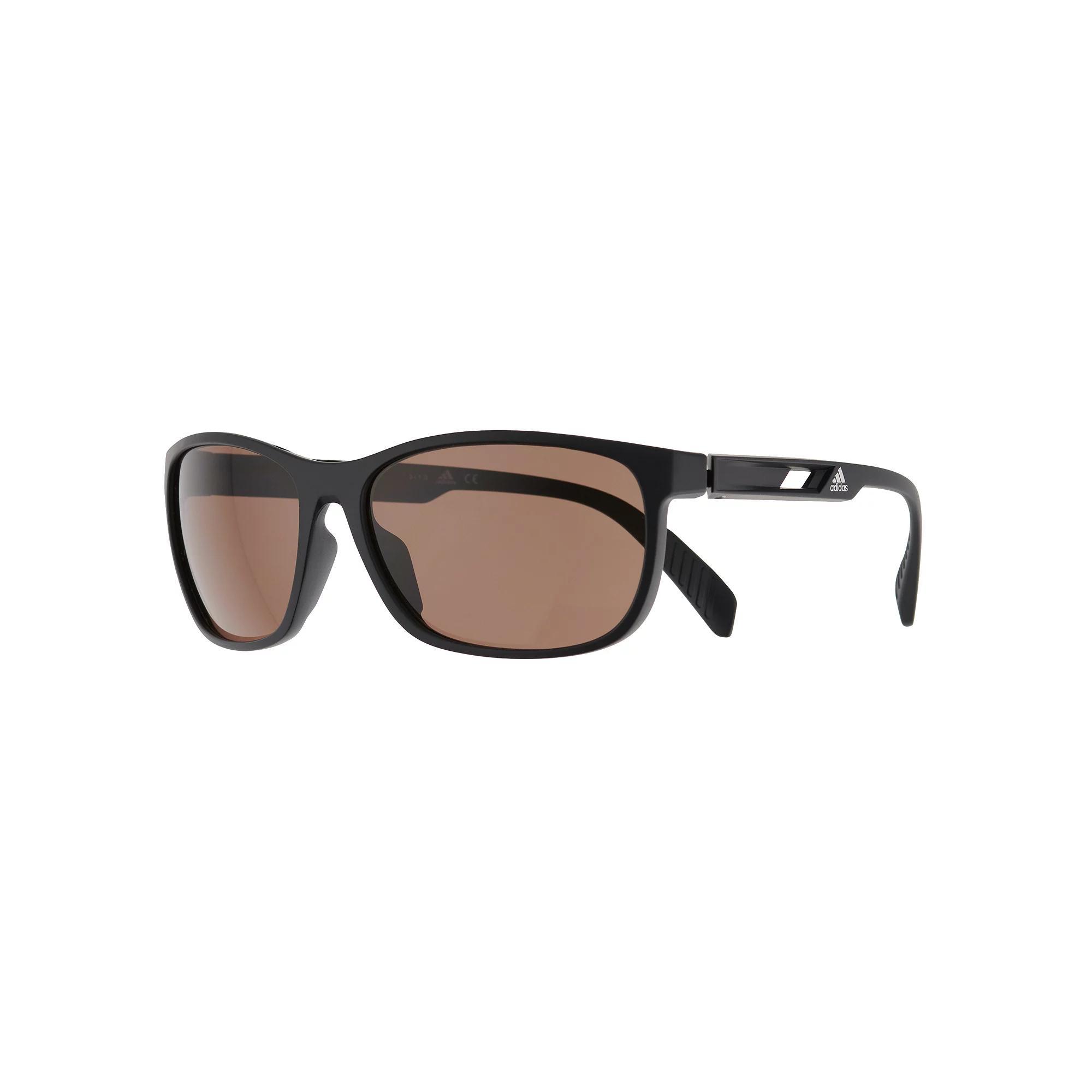 Men's adidas Soft Round Sport Frame Sunglasses, Black Product Image