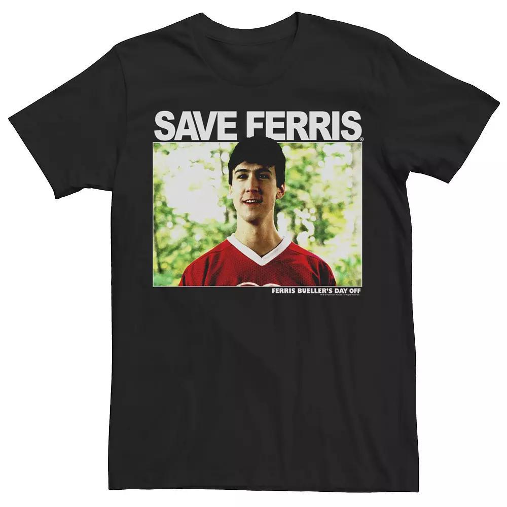 Men's Save Ferris Cameron Photograph Tee, Size: 3XL, Black Product Image