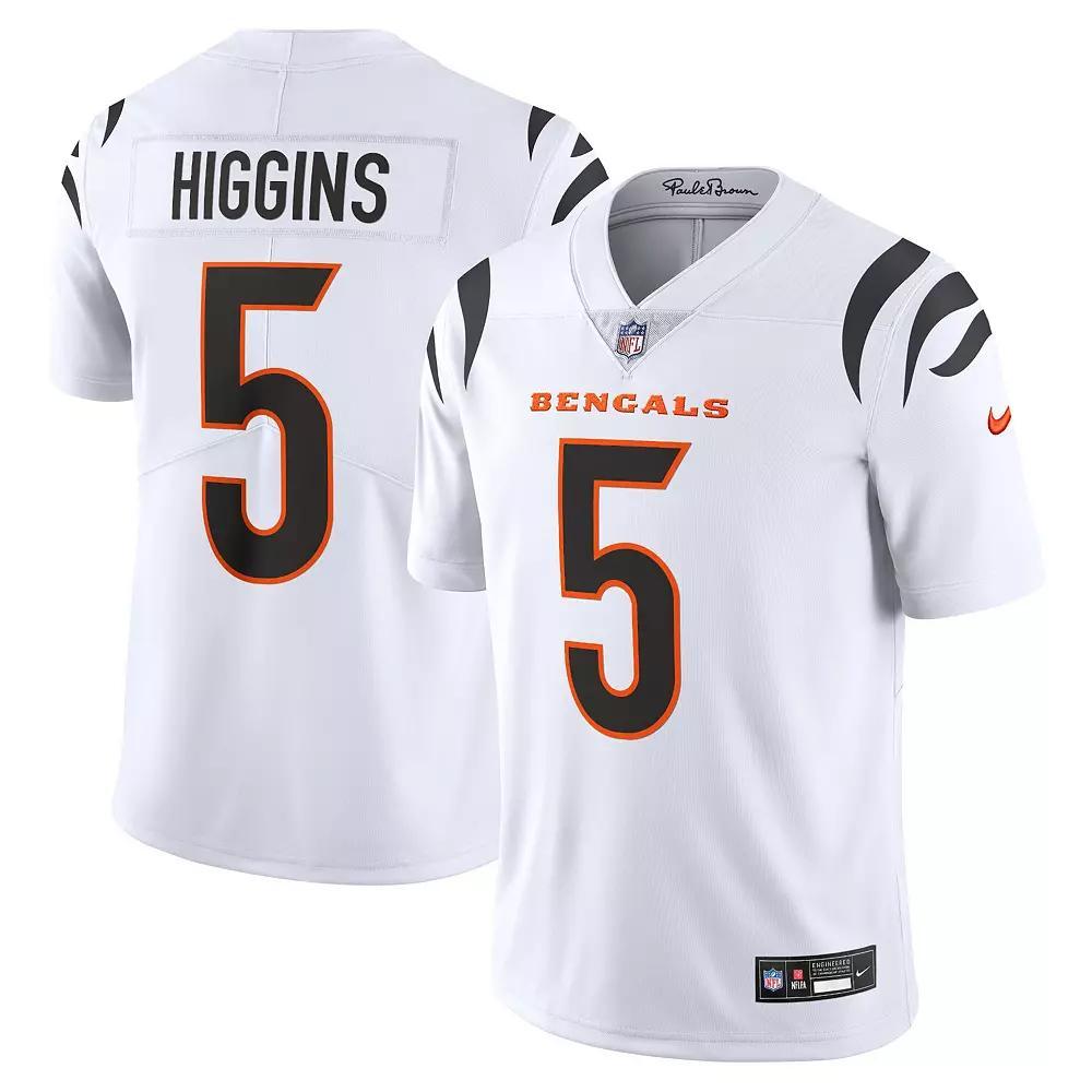 Men's Nike Tee Higgins White Cincinnati Bengals Vapor Untouchable Limited Jersey, Size: Large Product Image