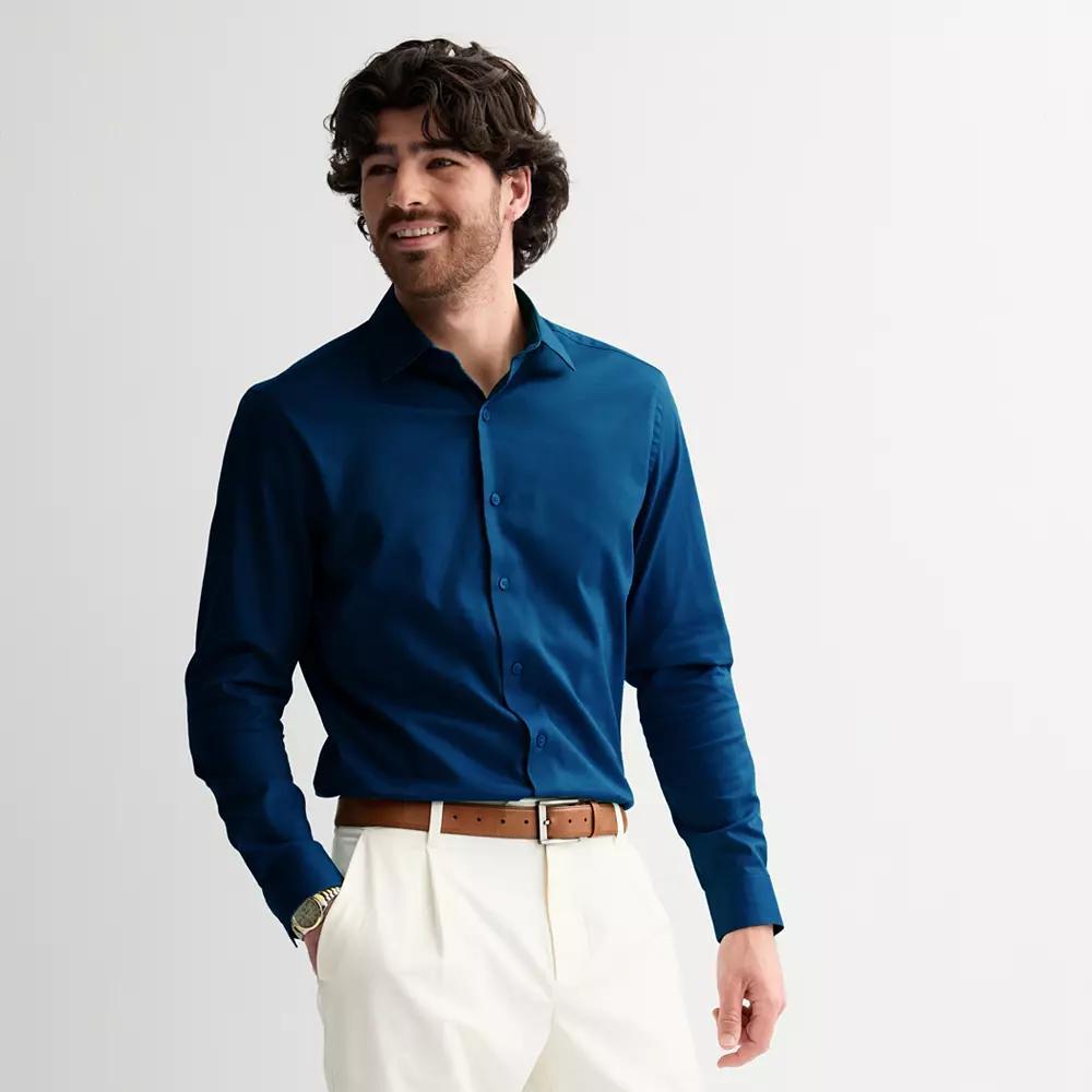Mens Apt. 9 Premier Flex Slim-Fit Dress Shirt Product Image