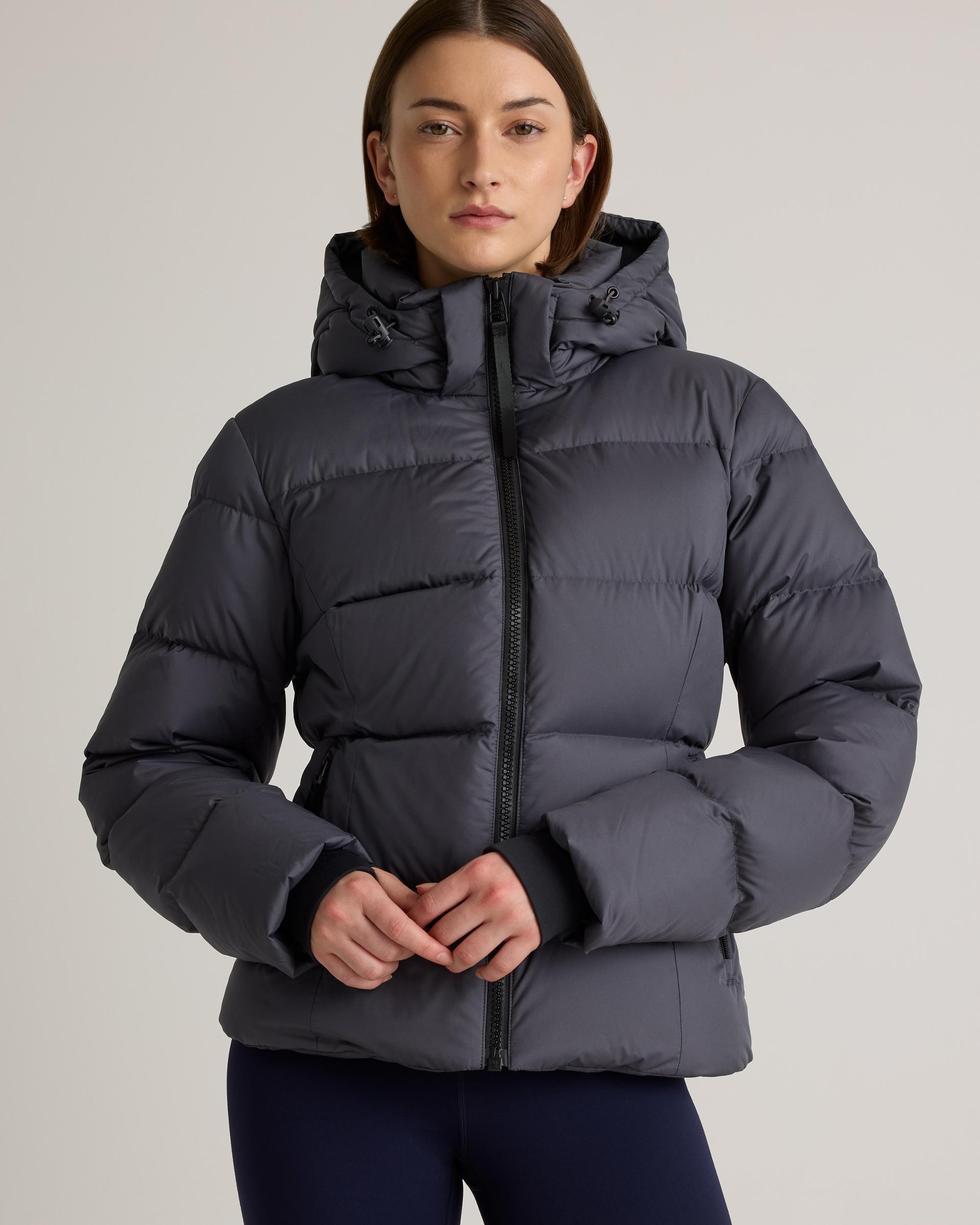 Quince | Women's Responsible Down Cinch Waist Puffer Jacket Size XS, Recycled Polyester Product Image