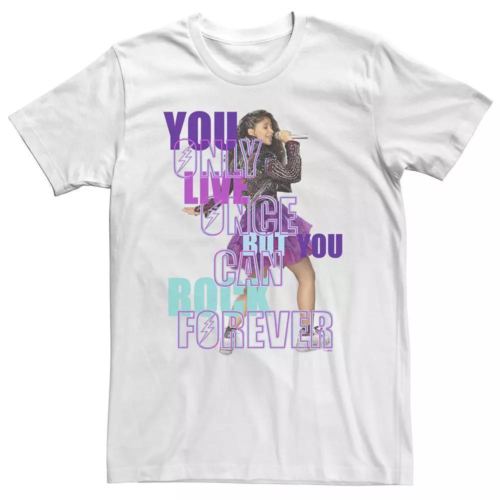 Big & Tall Julie And The Phantoms Julie You Can Rock Forever Tee, Men's, Size: 5XL, White Product Image