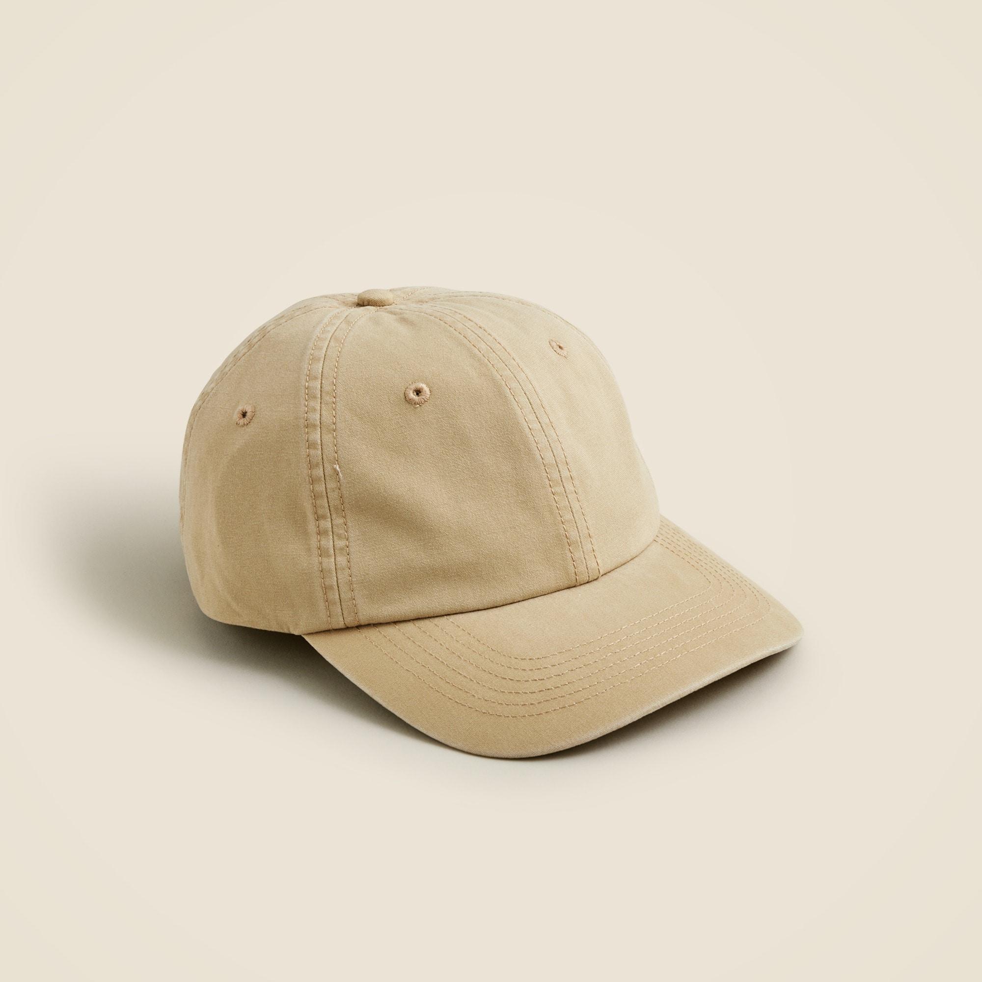 Washed canvas baseball cap Product Image