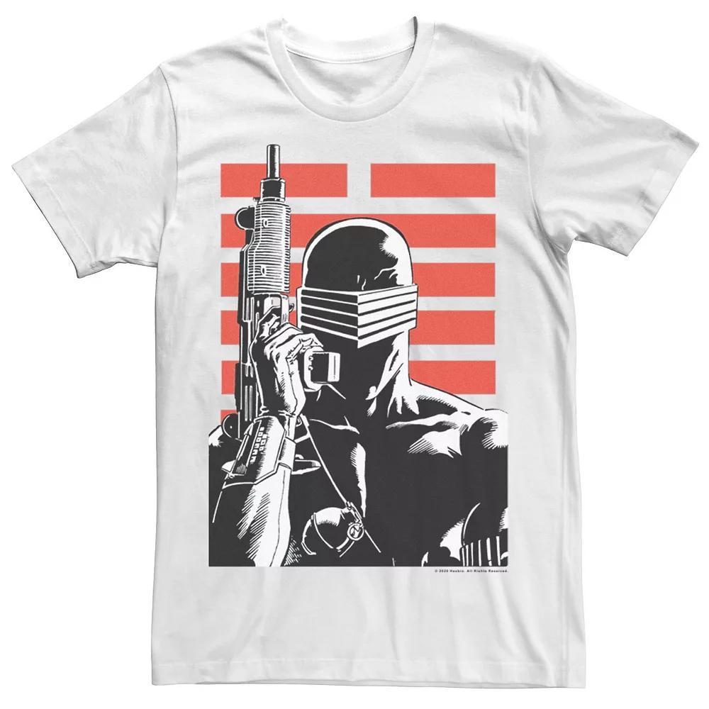 Men's G.I. Joe Snake Eyes Portrait Tee, Size: 3XL, White Product Image