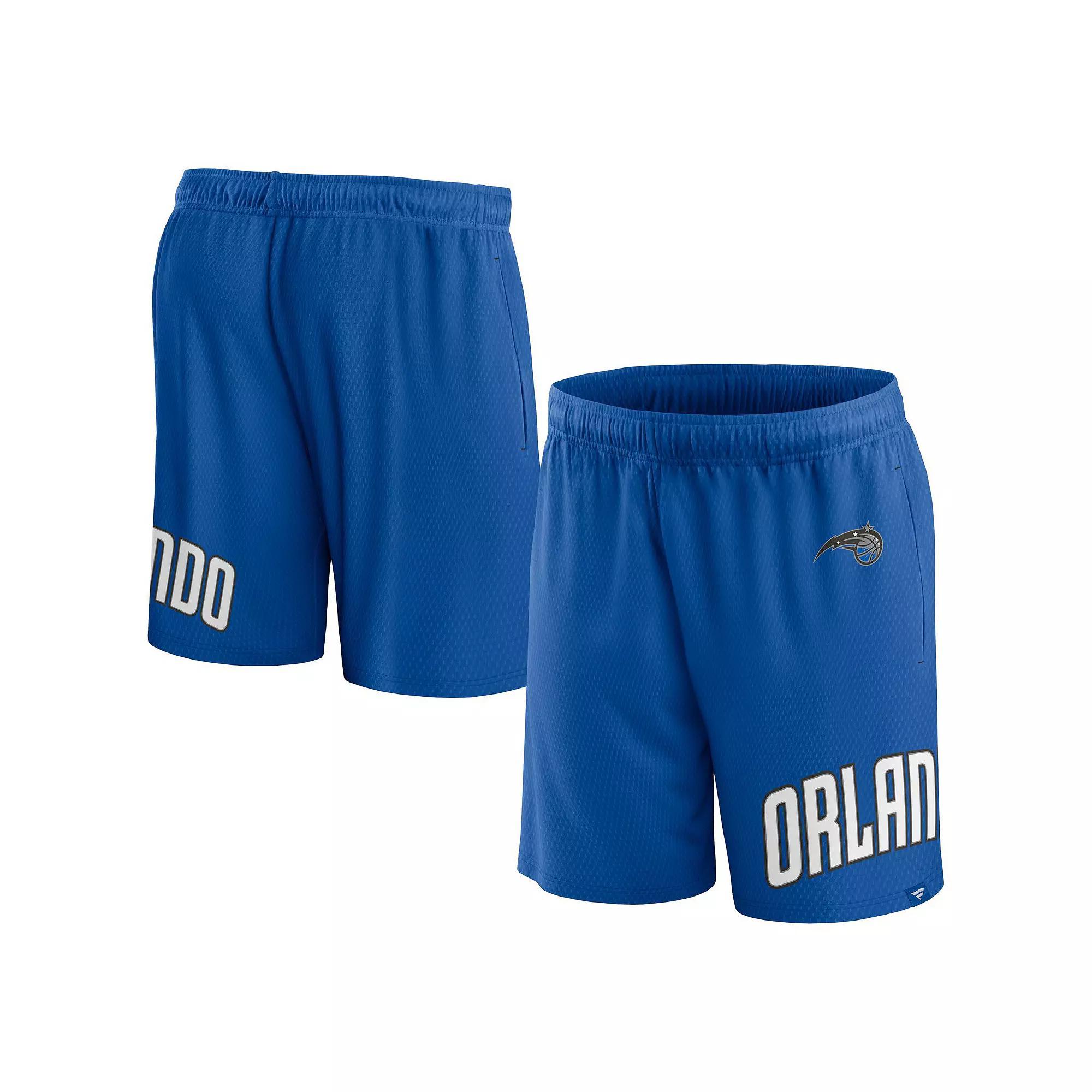 Men's Fanatics Branded Blue Orlando Magic Free Throw Mesh Shorts, Size: Medium, Mag Blue Product Image