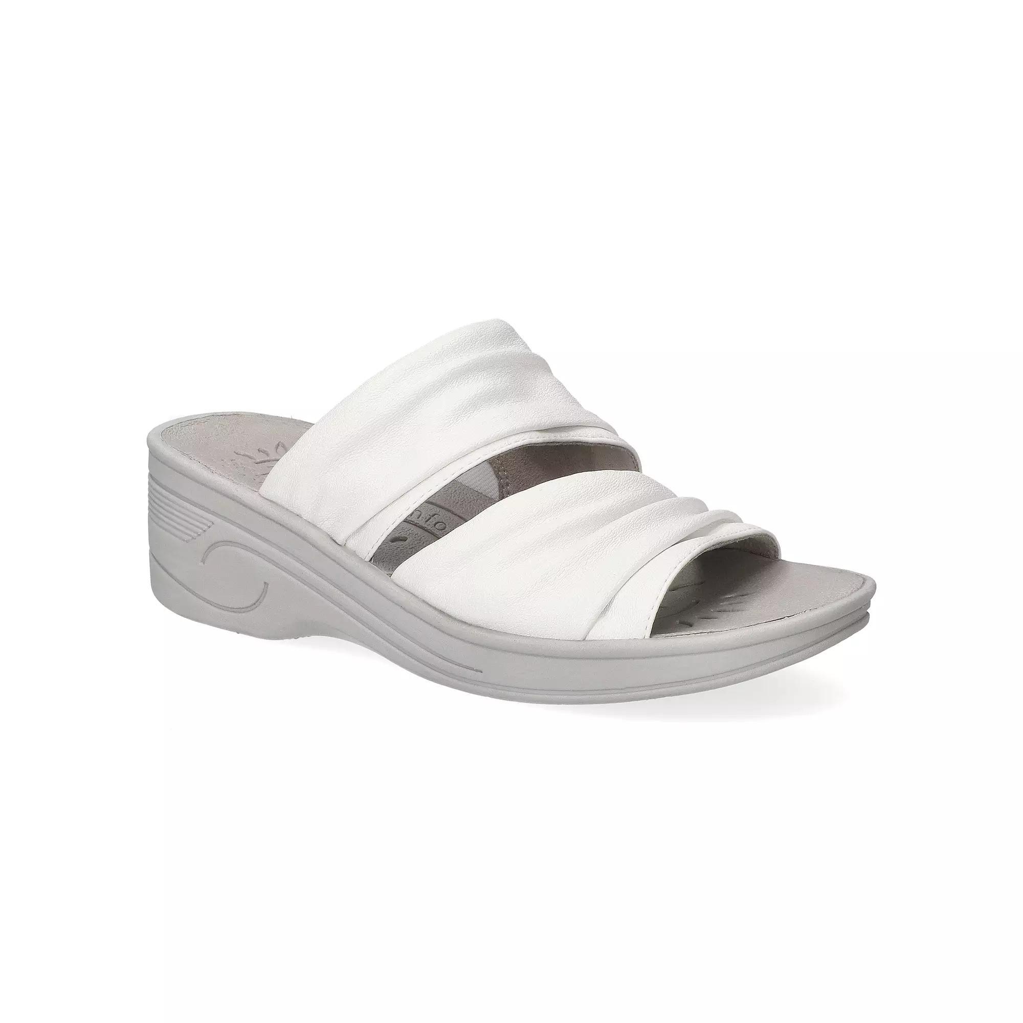 Easy Street Seeker So Lite Women's Wedge Sandals, Size: 5.5, White Product Image