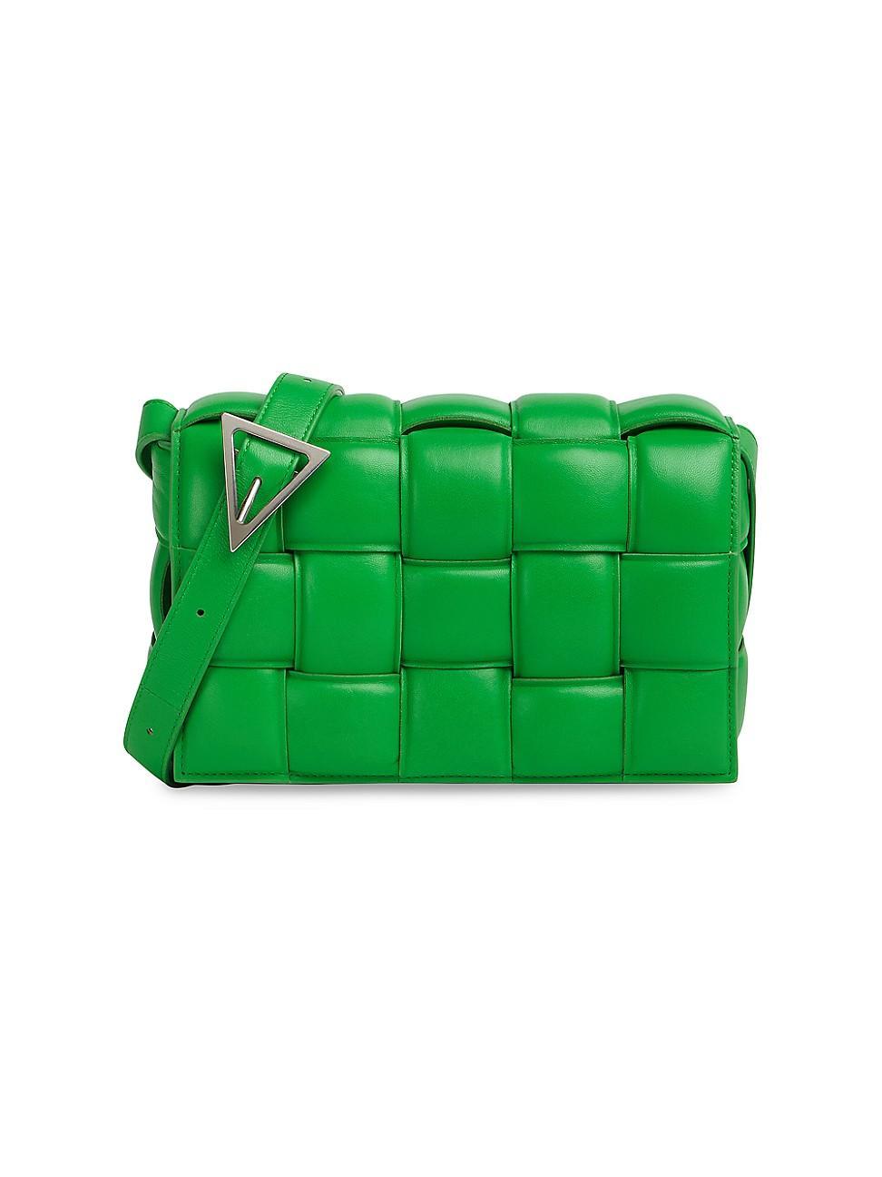Womens The Cassette Padded Leather Crossbody Bag Product Image