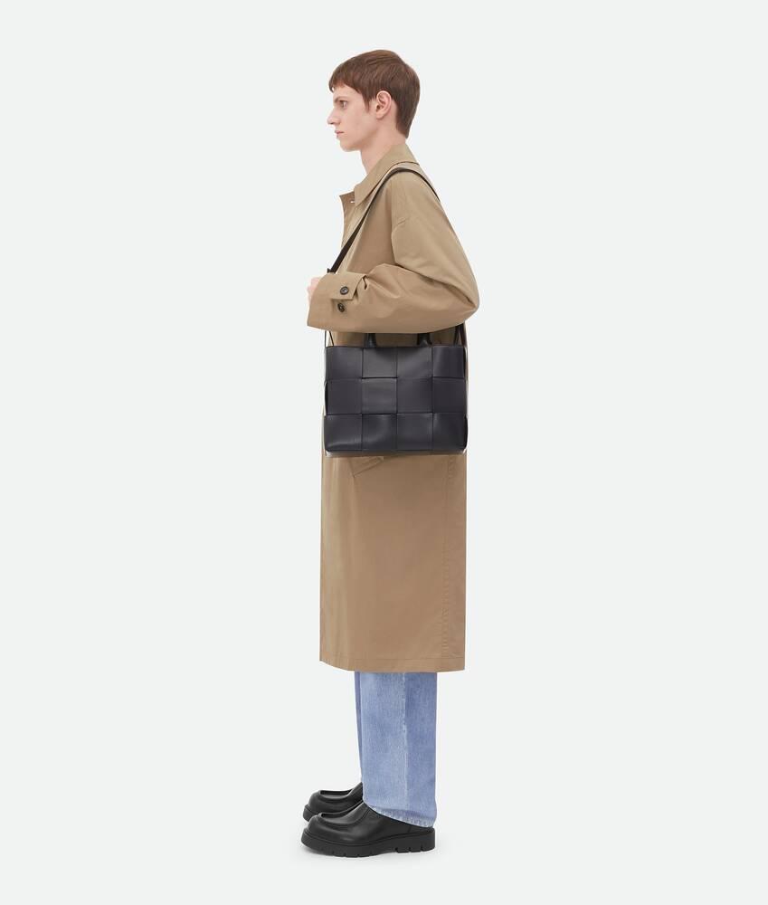 Men's Small East-West Arco Tote in Black Product Image