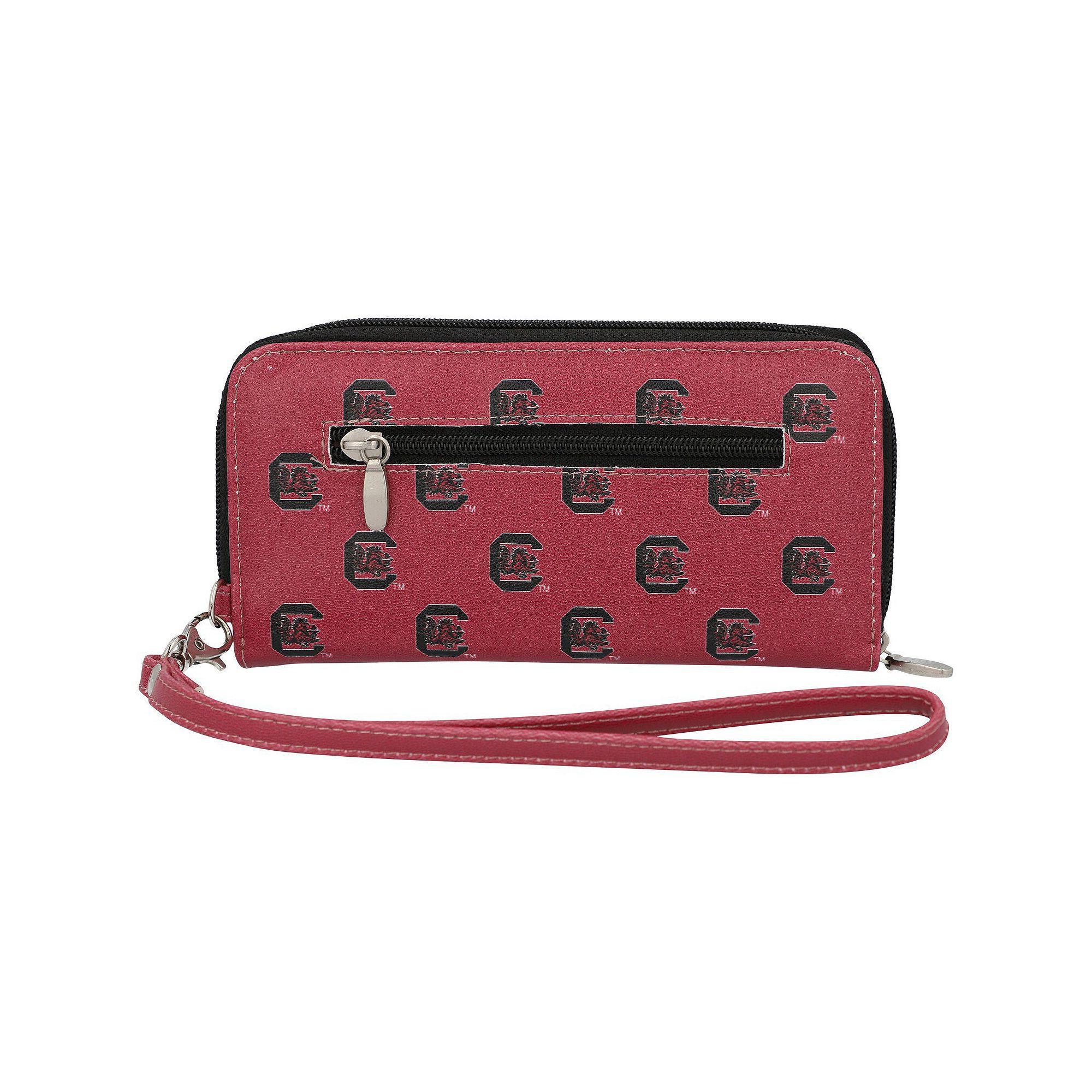 Women's South Carolina Gamecocks Zip-Around Wristlet Wallet, Red Product Image