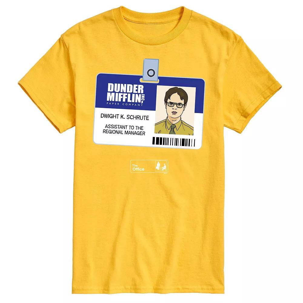 Mens The Office Dwight Schrute Badge Tee Product Image