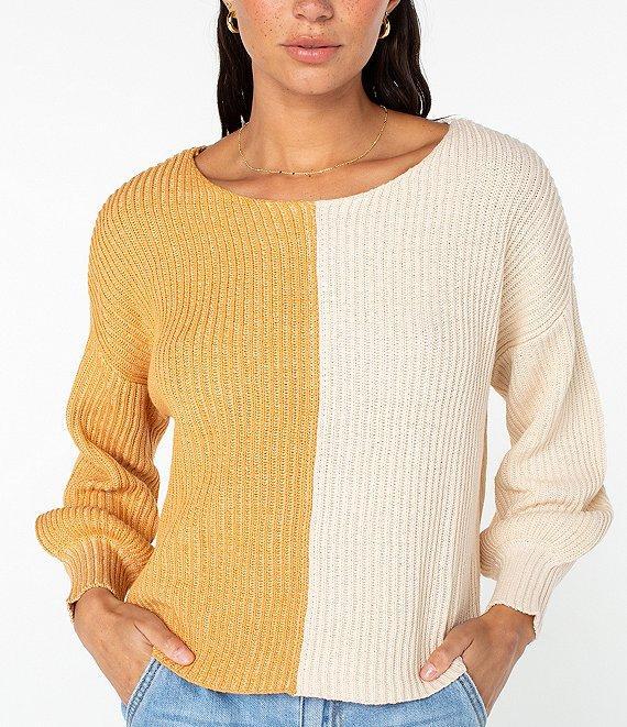 Roxy Sandbar Hop Color Blocked Sweater Product Image