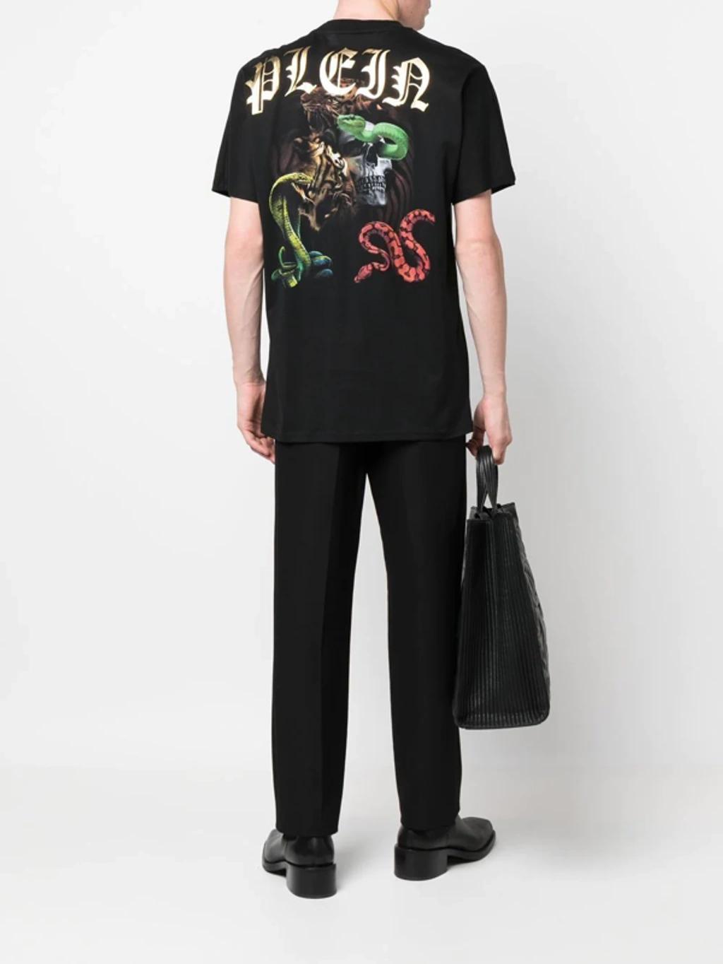 PHILIPP PLEIN Tm Logo-print T-shirt In Black Product Image