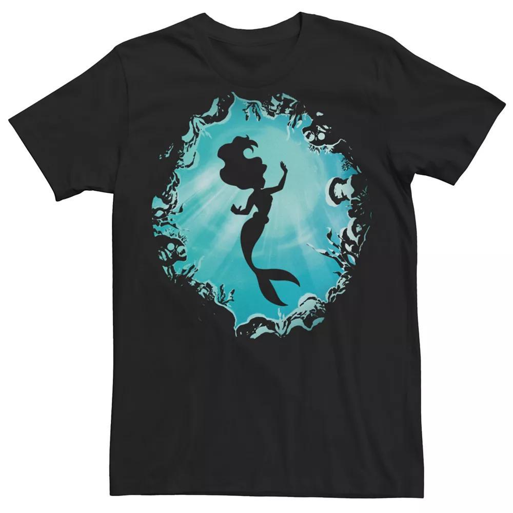 Disney's The Little Mermaid Ariel Men's Grotto Graphic Tee, Size: XL, Black Product Image